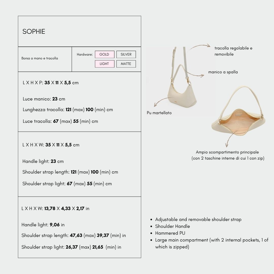 Bandolera SOPHIE - YOGURT