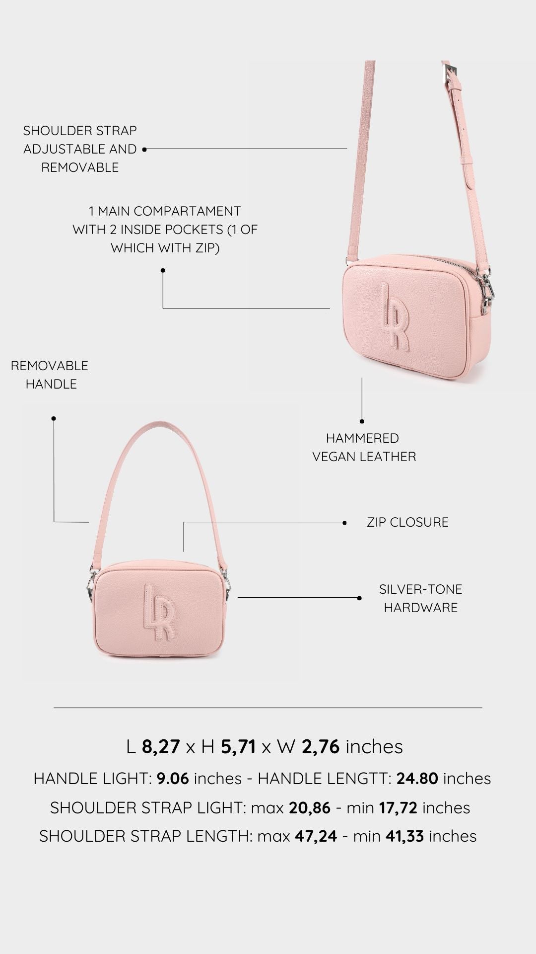 Borsa Camera Bag TERRY - PINK