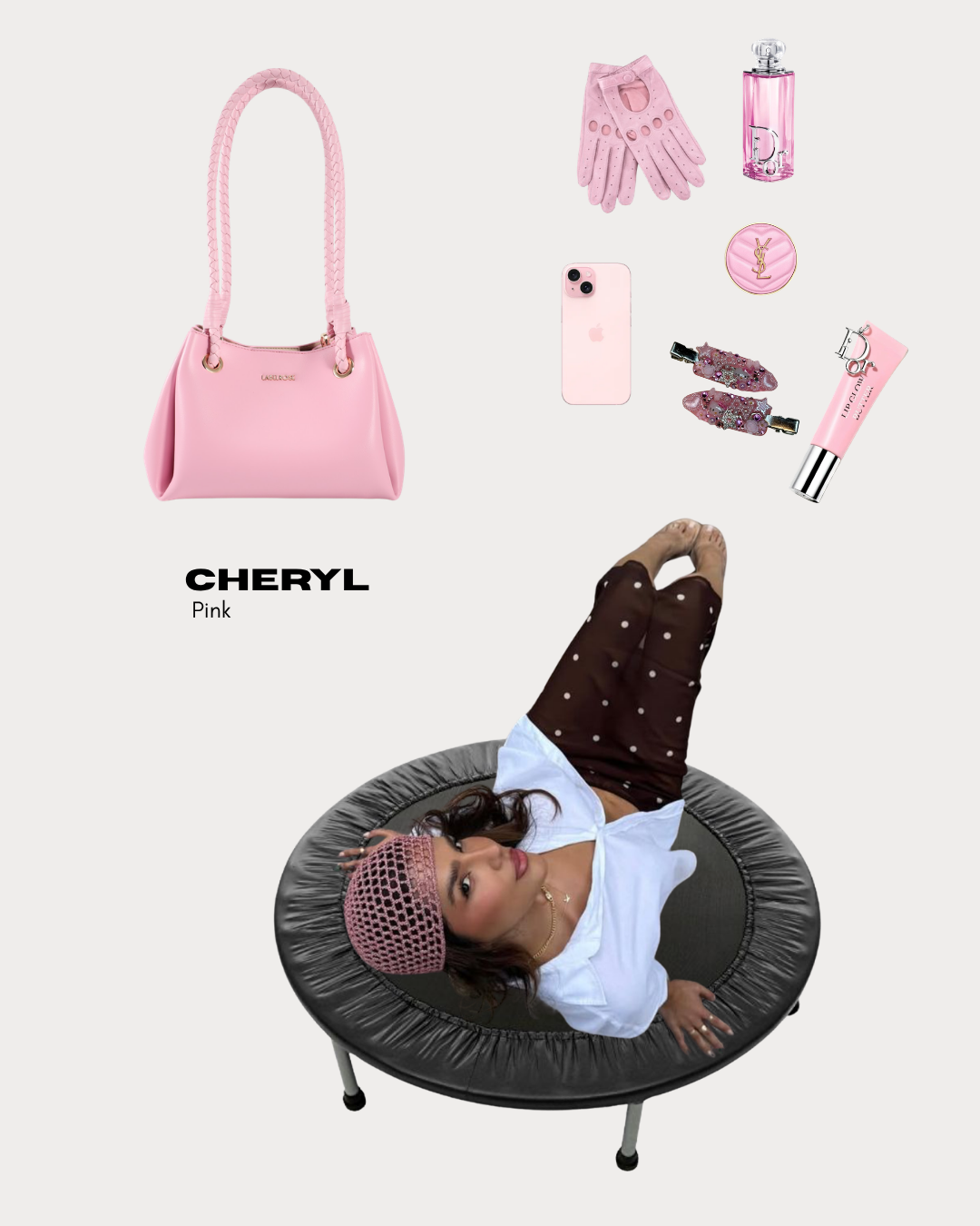 Bolso de hombro CHERYL - ROSA