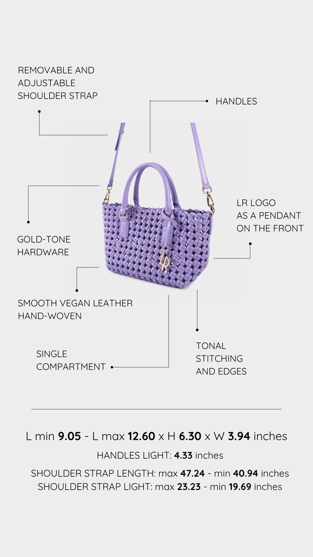 Bolso YVETTE - LILA