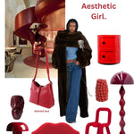 Borsa a spalla BROOKE - CHERRY