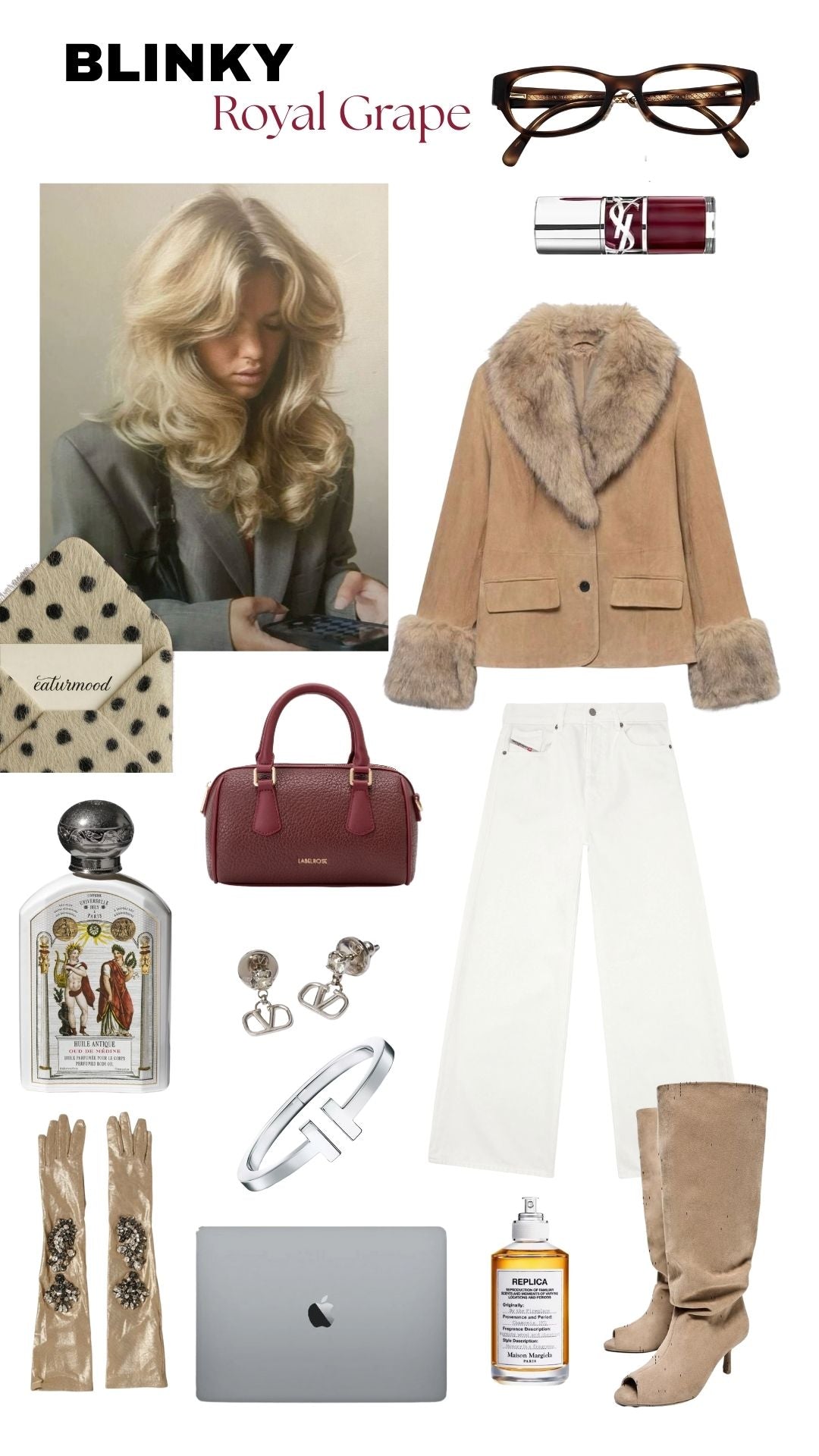 Borsa a mano BLINKY - ROYAL GRAPE