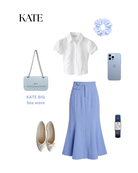 Borsa a spalla KATE BIG - SEA WAVE