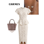 CARMEN Handbag - TAUPE