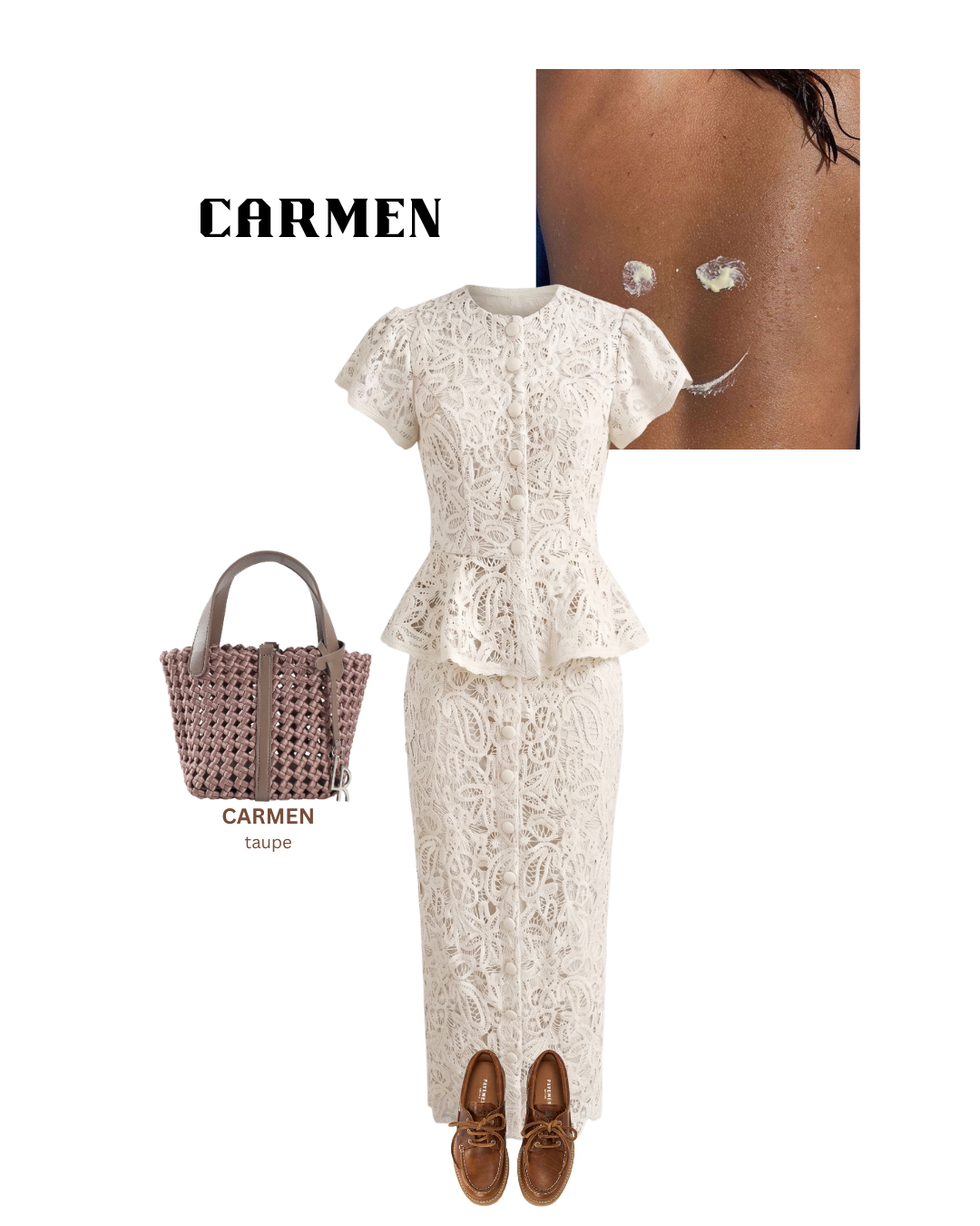 CARMEN Handbag - TAUPE