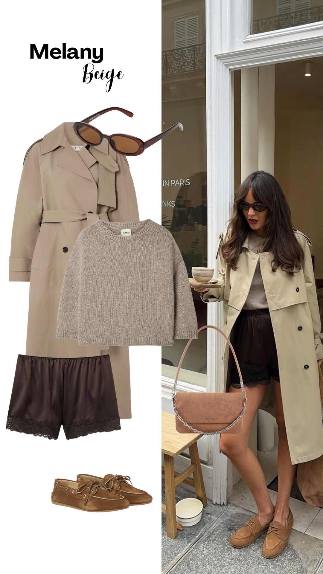 Borsa a spalla MELANY- BEIGE