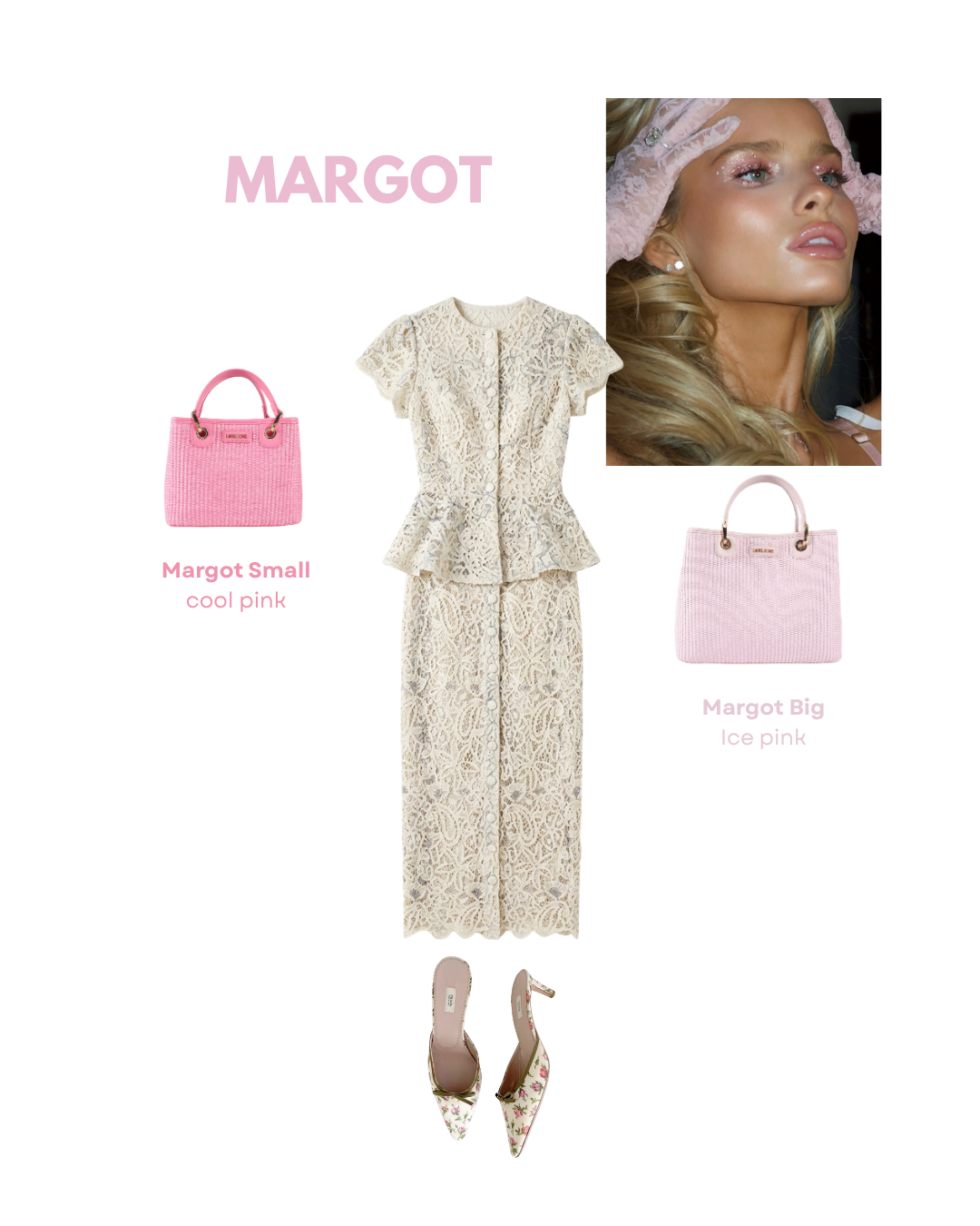 Bolso de mano MARGOT SMALL 30.05 LE - COOL PINK - PREVENTA