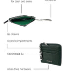 Portafoglio PARIS WALLET - FOREST GREEN