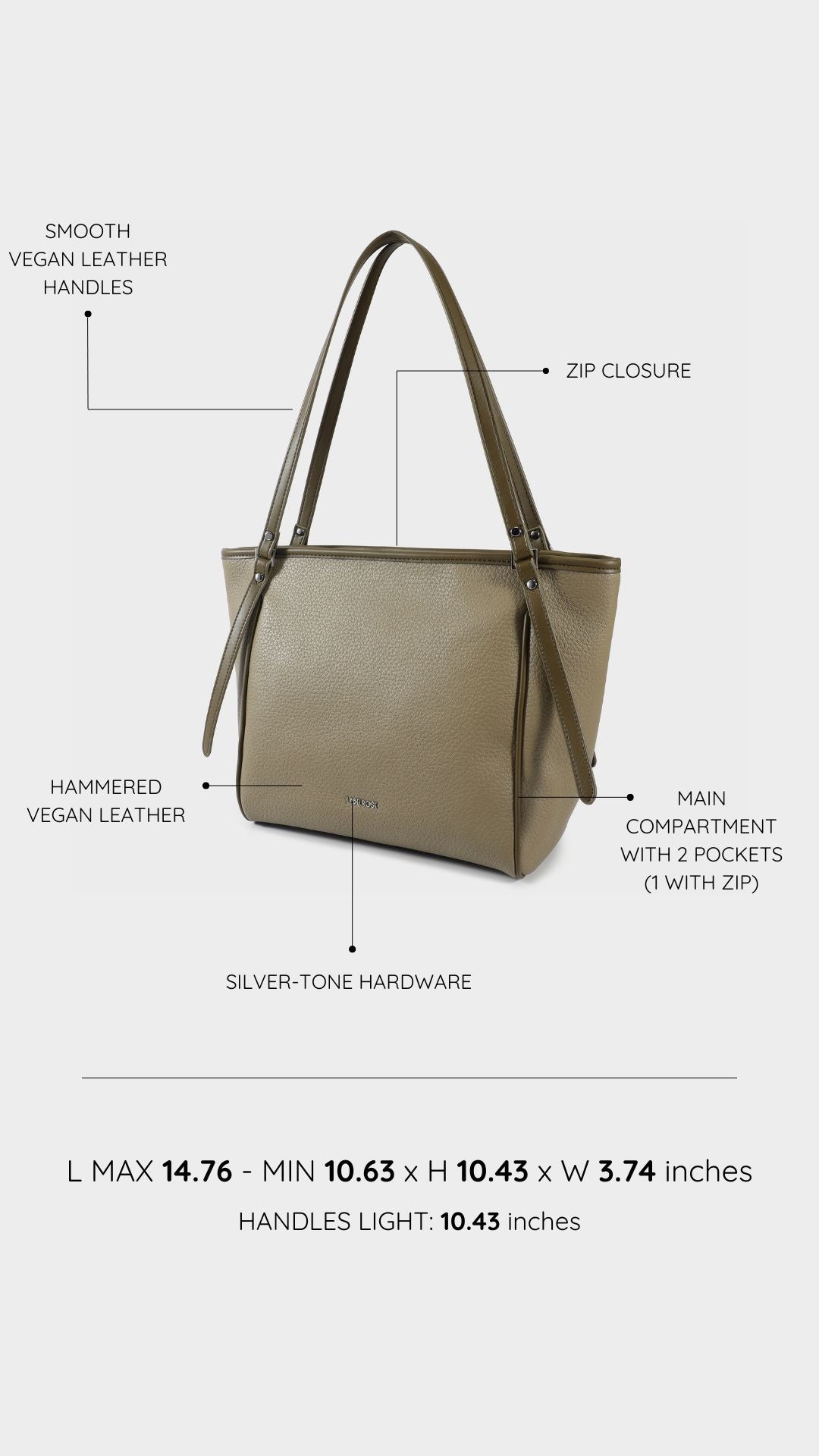 Borsa a spalla CRI - GREEN