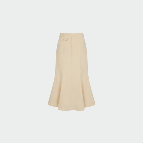 Gonna longuette AIDA - BUTTER YELLOW