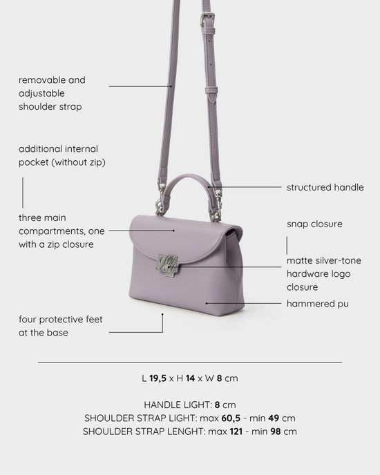 Bolso LESLIE - AMATISTA HUMO