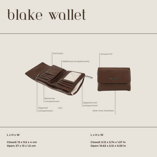Billetera BLAKE WALLET - MARRÓN