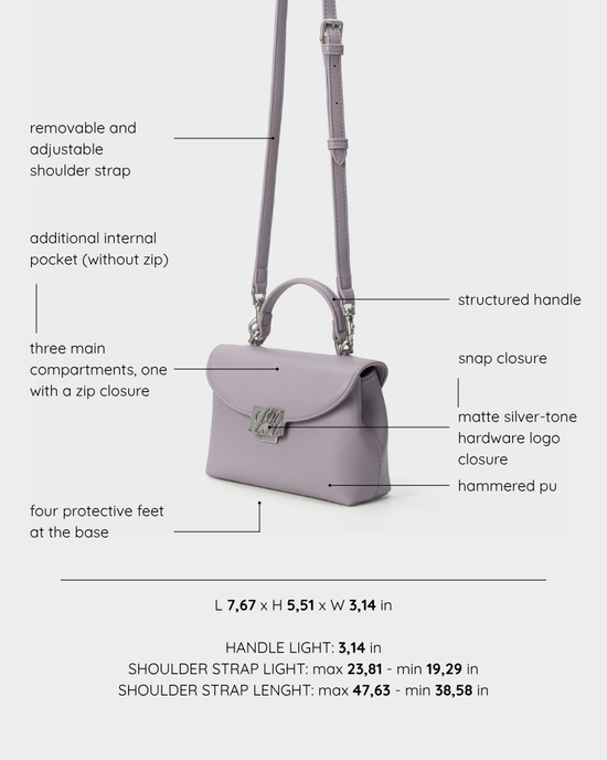 Bolso LESLIE - AMATISTA HUMO