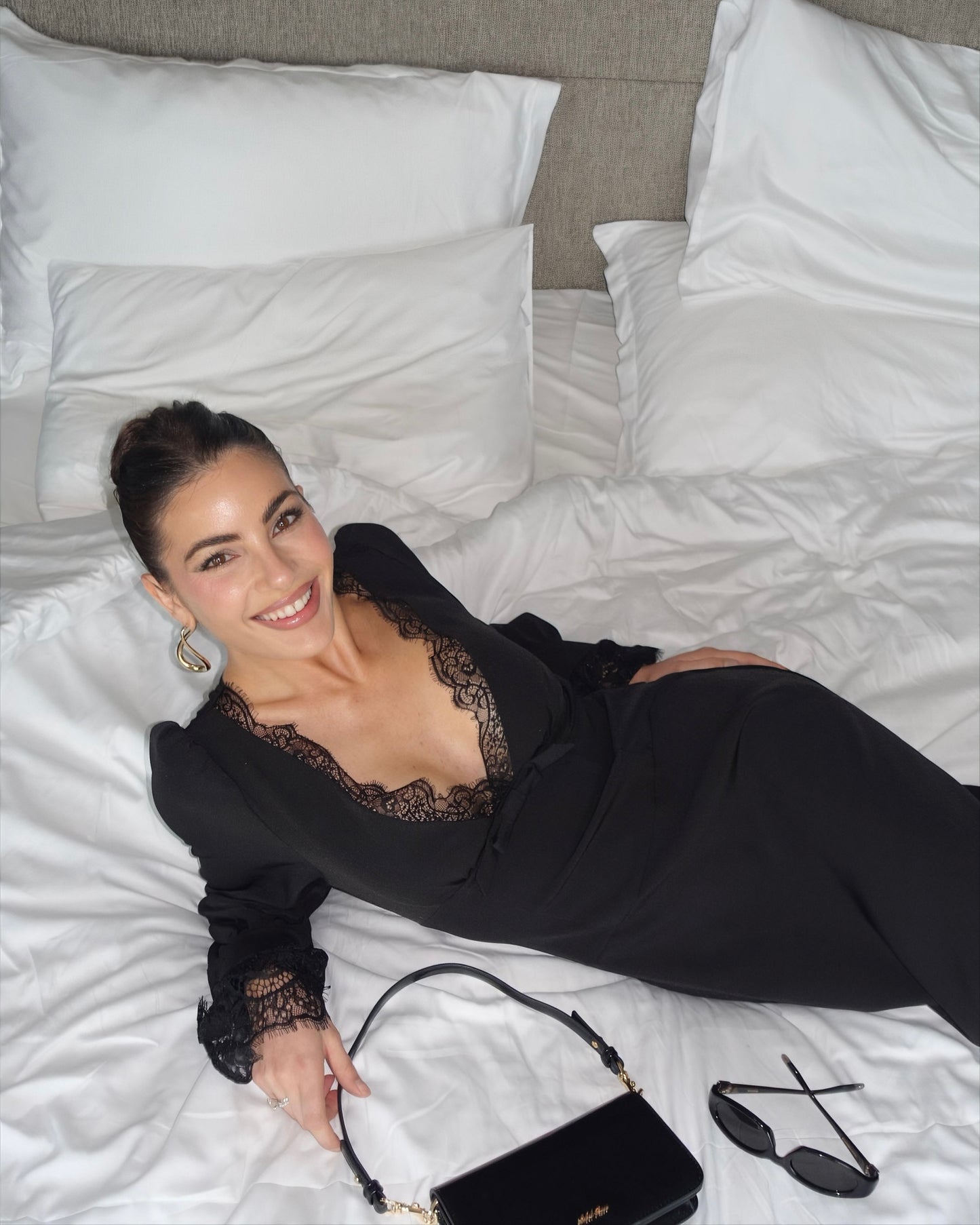 Borsa a spalla NICOLE - BLACK