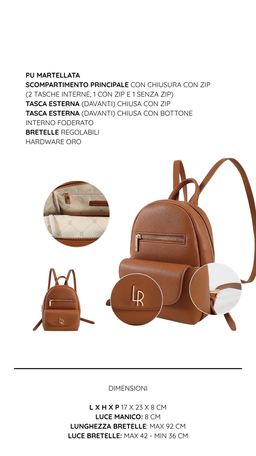 Zaino THEA - BROWN