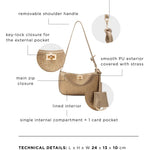 Borsa a spalla TIARA - GOLD