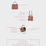 MARGOT BIG 30.05 LE Handbag - MOCHA PINK - PRE-ORDER