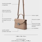 LESLIE Hand Bag - TAUPE