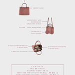 MARGOT BIG 30.05 LE Handbag - MOCHA PINK - PRE-ORDER