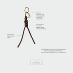 Keychain MEGAN - BROWN CAPPUCCINO