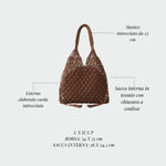 BREEZE Straw Bag - BROWN