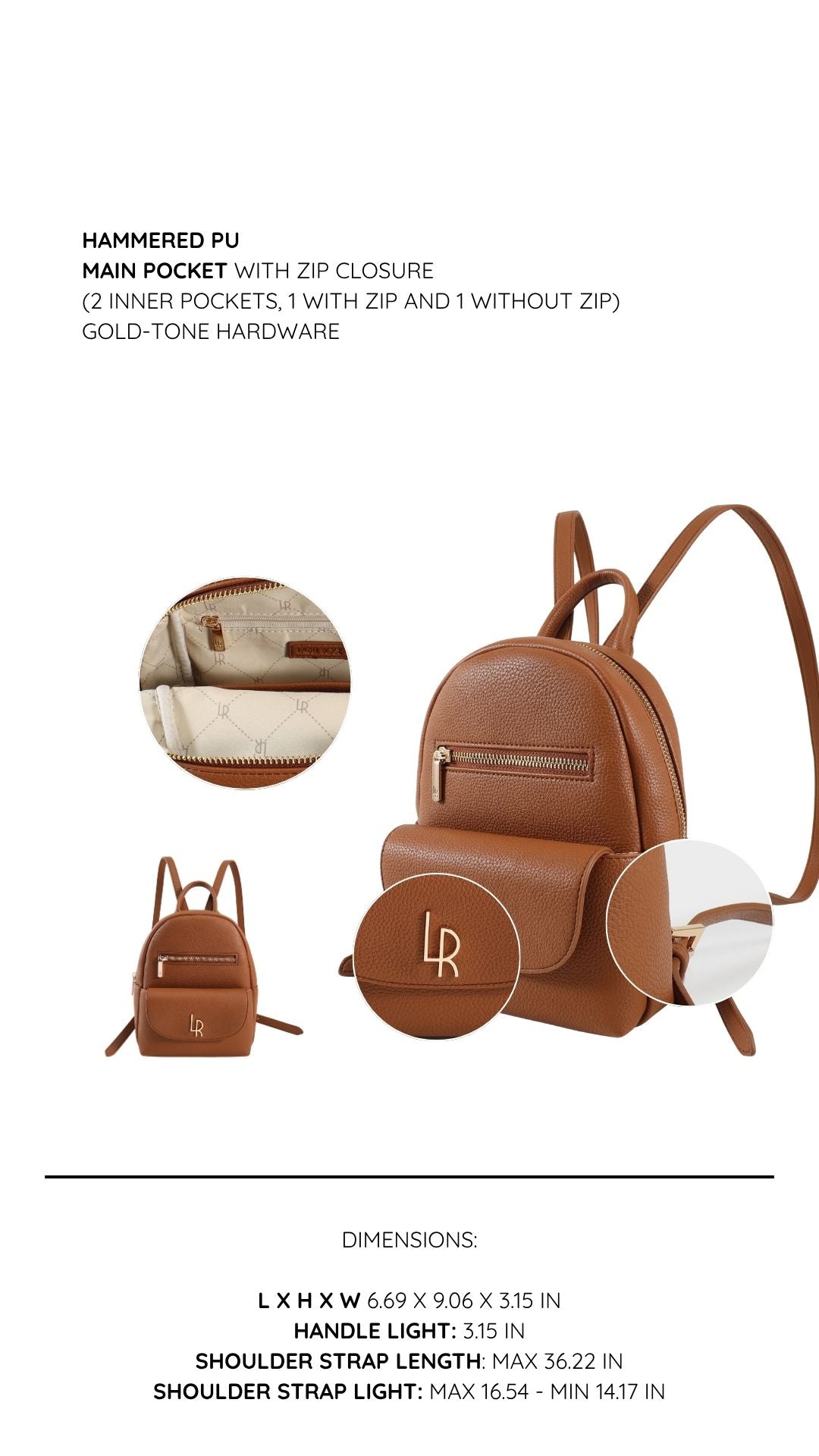 Zaino THEA - BROWN