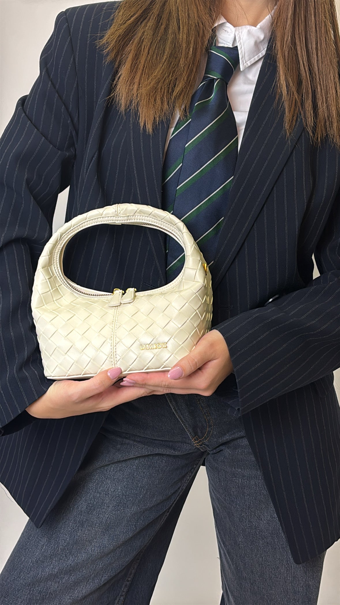 Borsa a mano WEAVE ICON - MILK