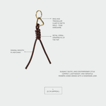 Keychain MEGAN - BROWN CAPPUCCINO