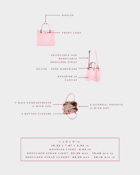 Borsa a mano MARGOT BIG 30.05 LE - PIGGY PINK - PREVENDITA