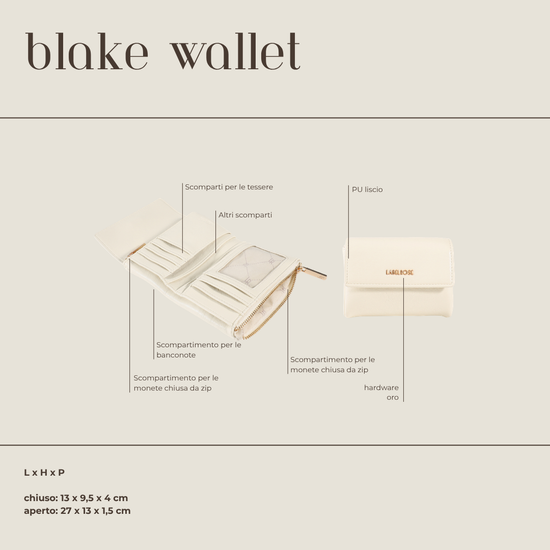 BLAKE WALLET - MILK