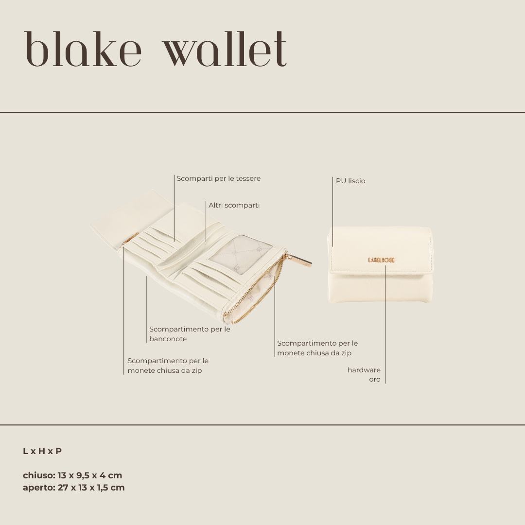 BLAKE WALLET - MILK