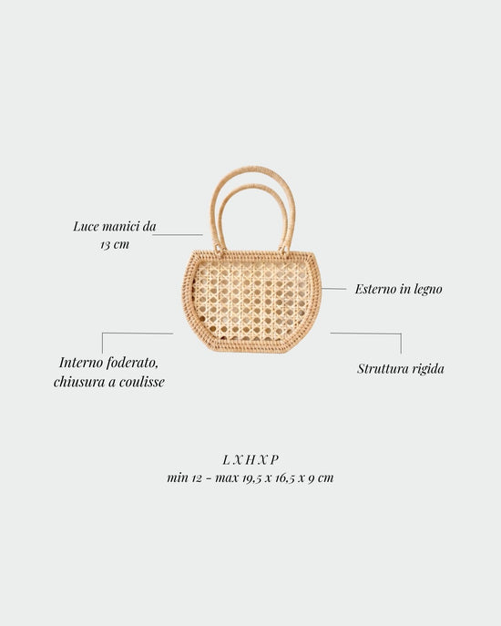 SEASHELL Straw Bag - BEIGE