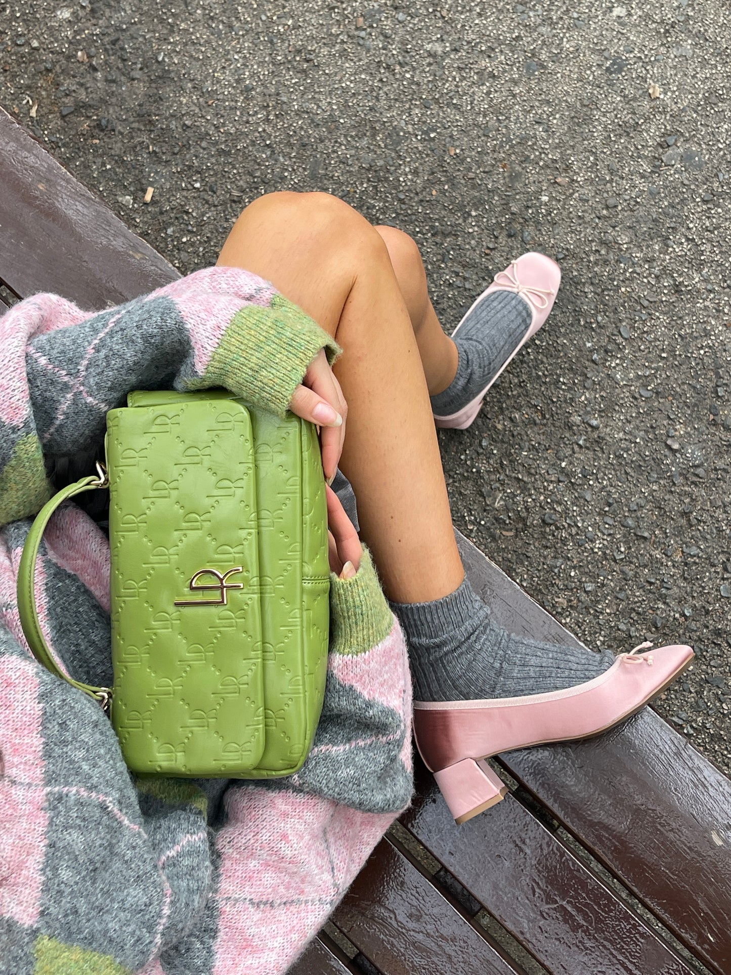 Borsa a mano ELODIE - VERDE