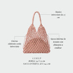 BREEZE Straw Bag - PINK