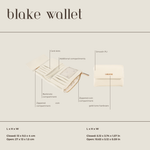 BLAKE WALLET - MILK