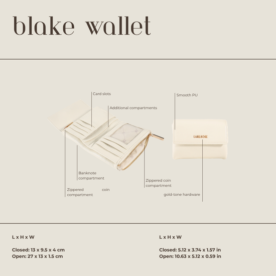 BLAKE WALLET - MILK