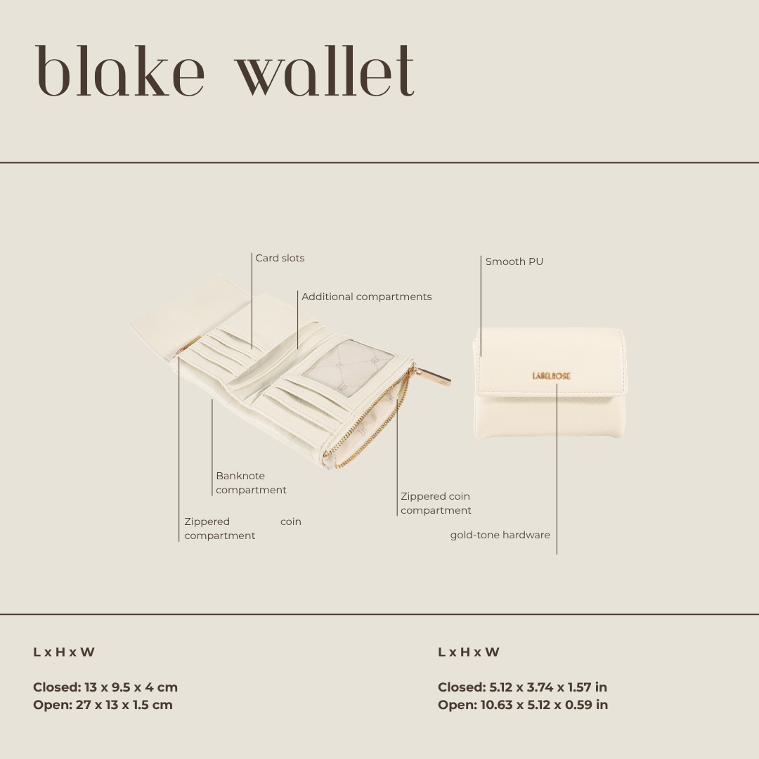 BLAKE WALLET - MILK