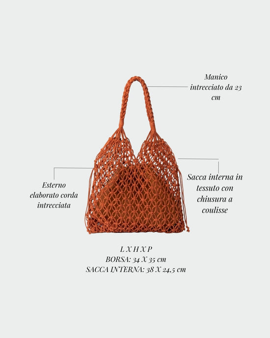 BREEZE Straw Bag - RED