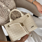 Bolso de mano MEGAN - CREAM LATTE -