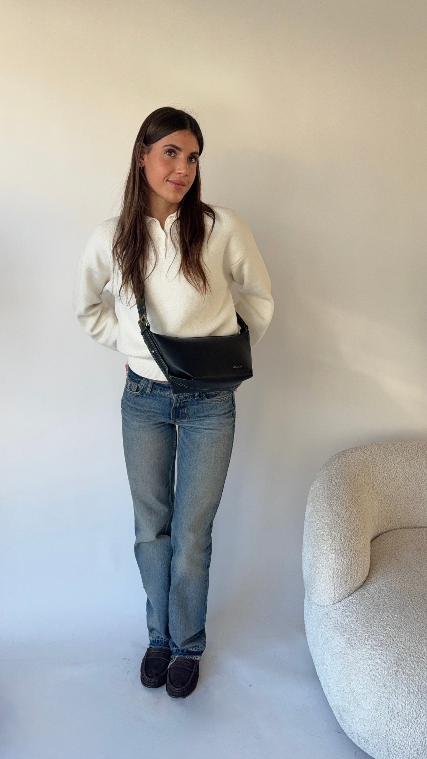 Borsa a spalla DANI- BLACK GOLD