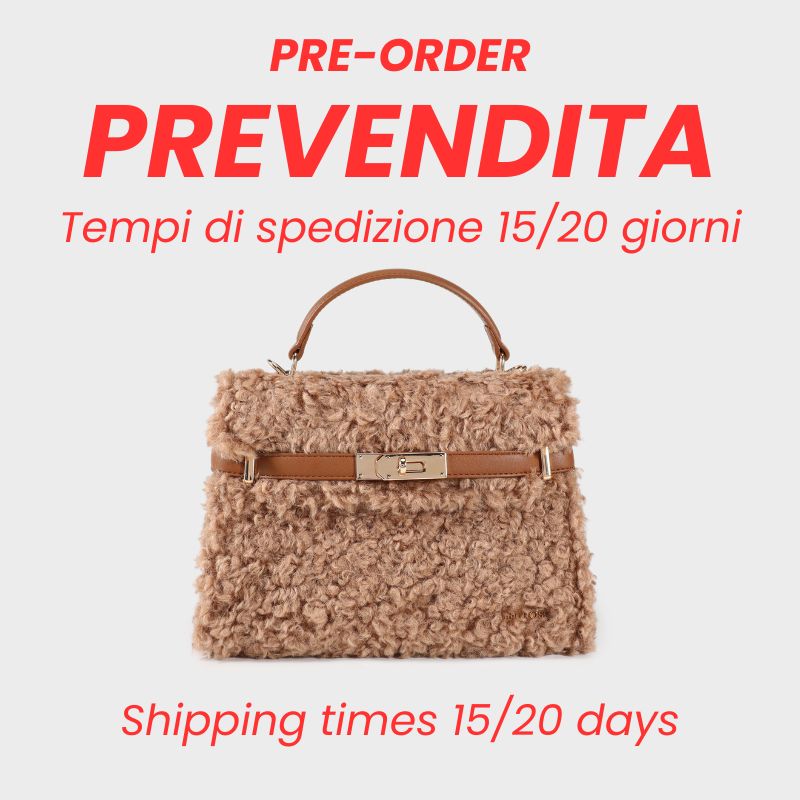 Borsa a mano GRACE TEDDY PREVENDITA- CARAMEL