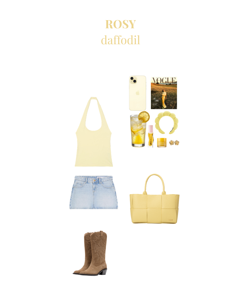 Borsa a mano ROSY - DAFFODIL