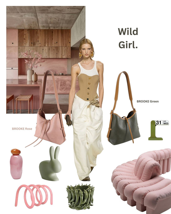 Borsa a spalla BROOKE - GREEN