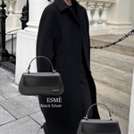 Borsa a mano ESMÉ - BLACK SILVER - senza imballaggio originale