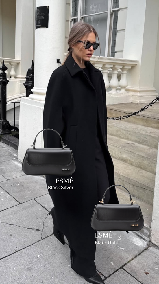 ESMÉ handbag - BLACK SILVER