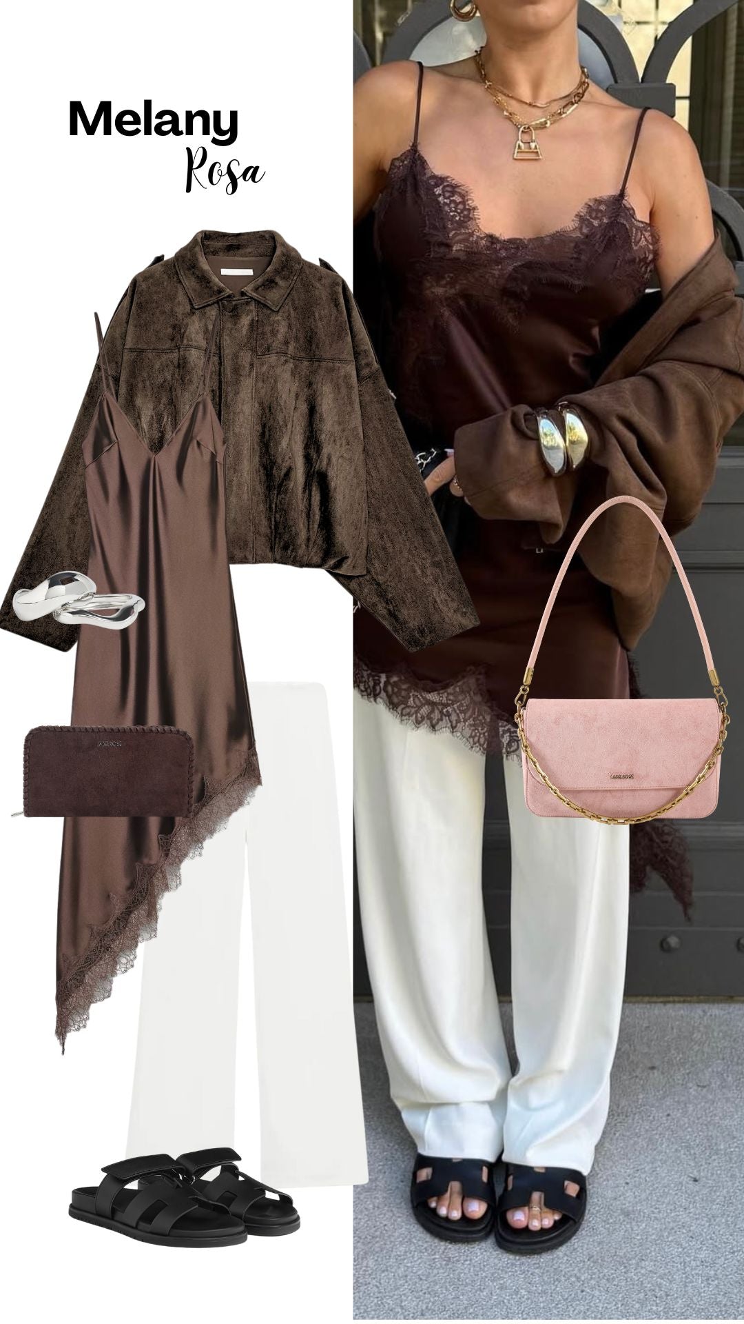 Borsa a spalla MELANY- ROSA