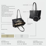 Borsa a spalla MELISSA BIG - BLACK GOLD