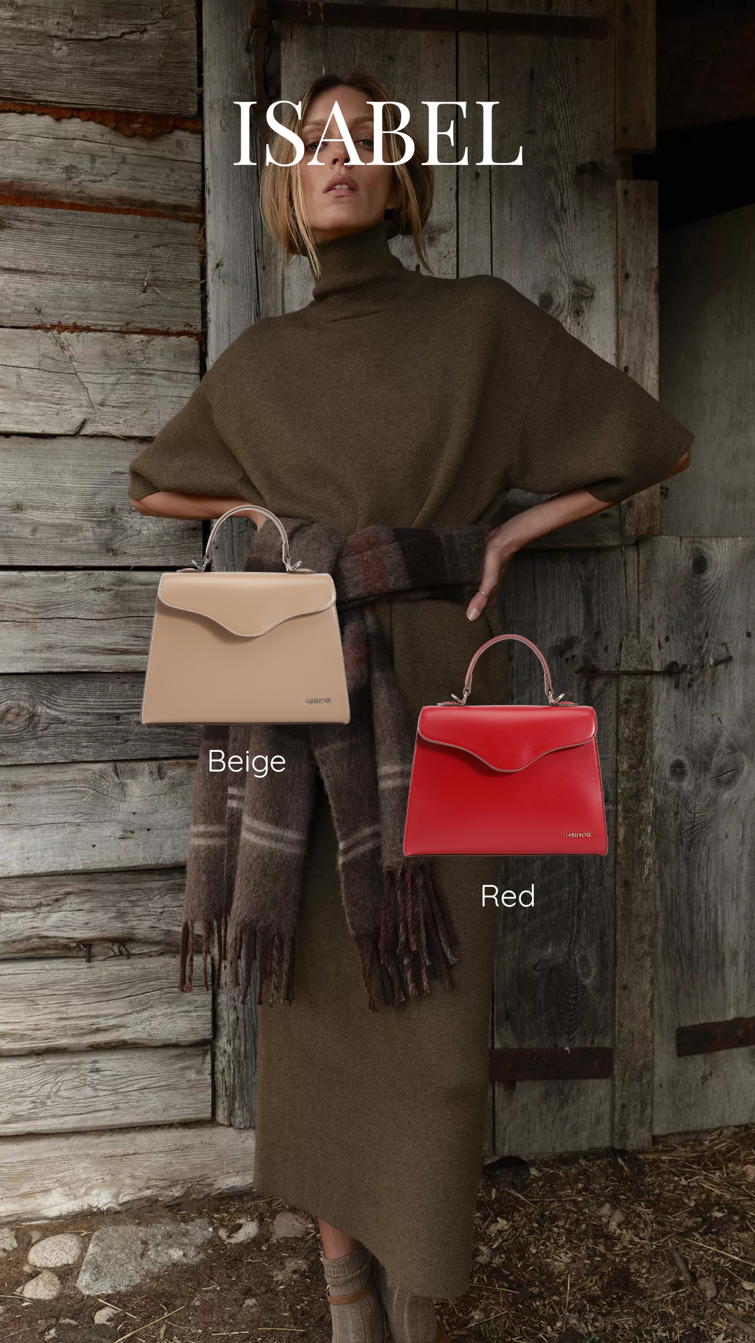 Borsa a tracolla ISABEL - RED