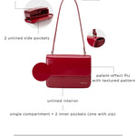Borsa a spalla FLORA - CHERRY
