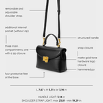 Borsa a mano LESLIE - BLACK